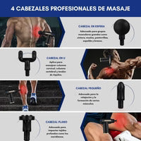 Pistola de Masaje Muscular Silenciosa