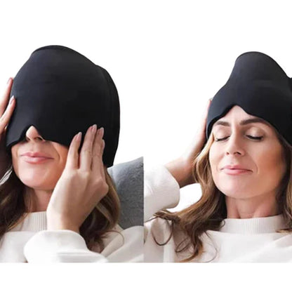 Gorro gel para migraña, dolor de cabeza