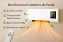 Calefactor de Pared Inteligente con Control Remoto y Temporizador