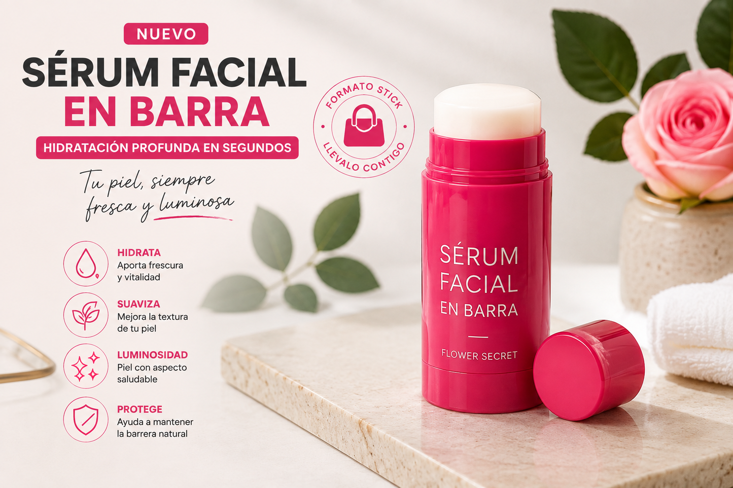 SÉRUM FACIAL HIDRATANTE EN BARRA